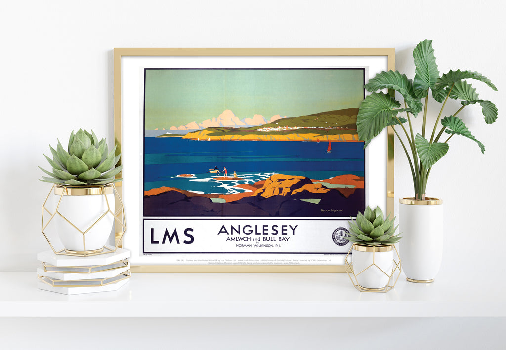 Anglesey - Amlwch And Bull Bay - 11X14inch Premium Art Print