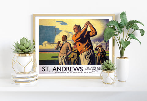 St Andrews, Home Of The Royal Game - Premium Art Print