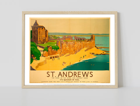 St Andrews - Home Of The Royal And Ancient Game Art Print
