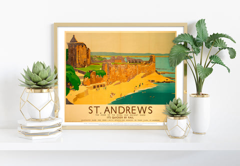 St Andrews - Home Of The Royal And Ancient Game Art Print