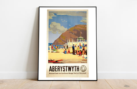 Aberystwyth Beach - 11X14inch Premium Art Print