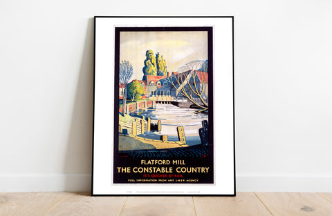 Flatford Mill, The Constable Country - Premium Art Print