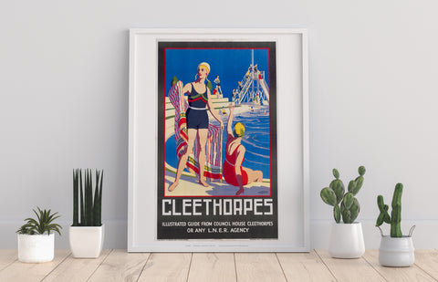 Cleethorpes - Swimming Pool - 11X14inch Premium Art Print