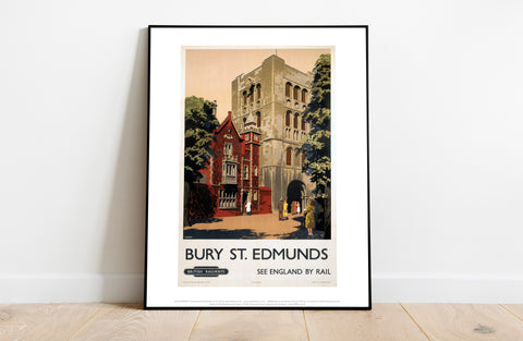 Bury St. Edmunds - Red Building - 11X14inch Premium Art Print