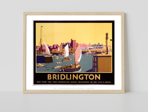 Bridlington - Yellow Sky - 11X14inch Premium Art Print