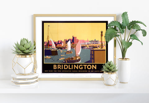 Bridlington - Yellow Sky - 11X14inch Premium Art Print