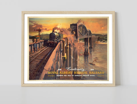 Royal Albert Bridge, Saltash - 11X14inch Premium Art Print