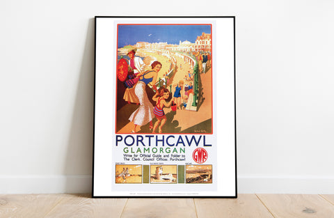 Porthcawl, Glamorganshire - 11X14inch Premium Art Print