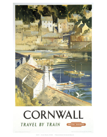 Cornwall Harbour 24" x 32" Matte Mounted Print