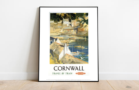 Cornwall - Harbour - 11X14inch Premium Art Print
