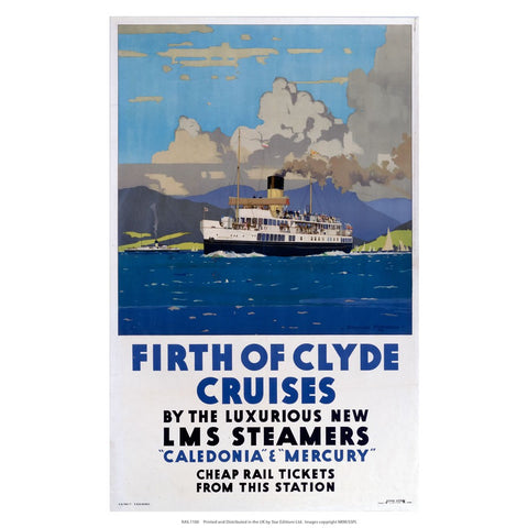 Firth of Clyde cruise's 24" x 32" Matte Mounted Print