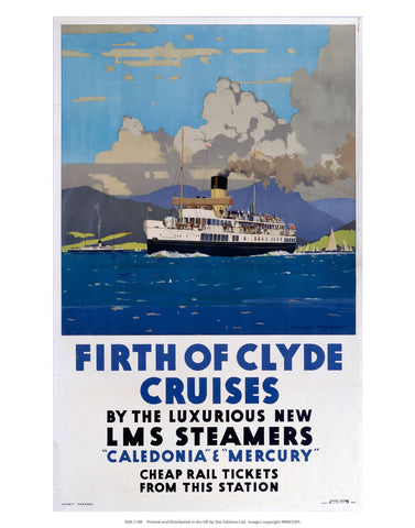 Firth of Clyde cruise's 24" x 32" Matte Mounted Print