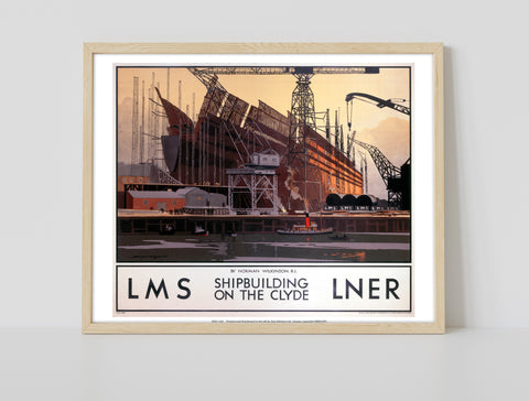 Shipbuilding On The Clyde - 11X14inch Premium Art Print