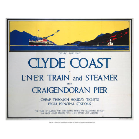 Clyde Coast 24" x 32" Matte Mounted Print