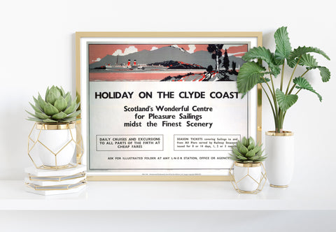 Holiday On The Clyde Coast - 11X14inch Premium Art Print