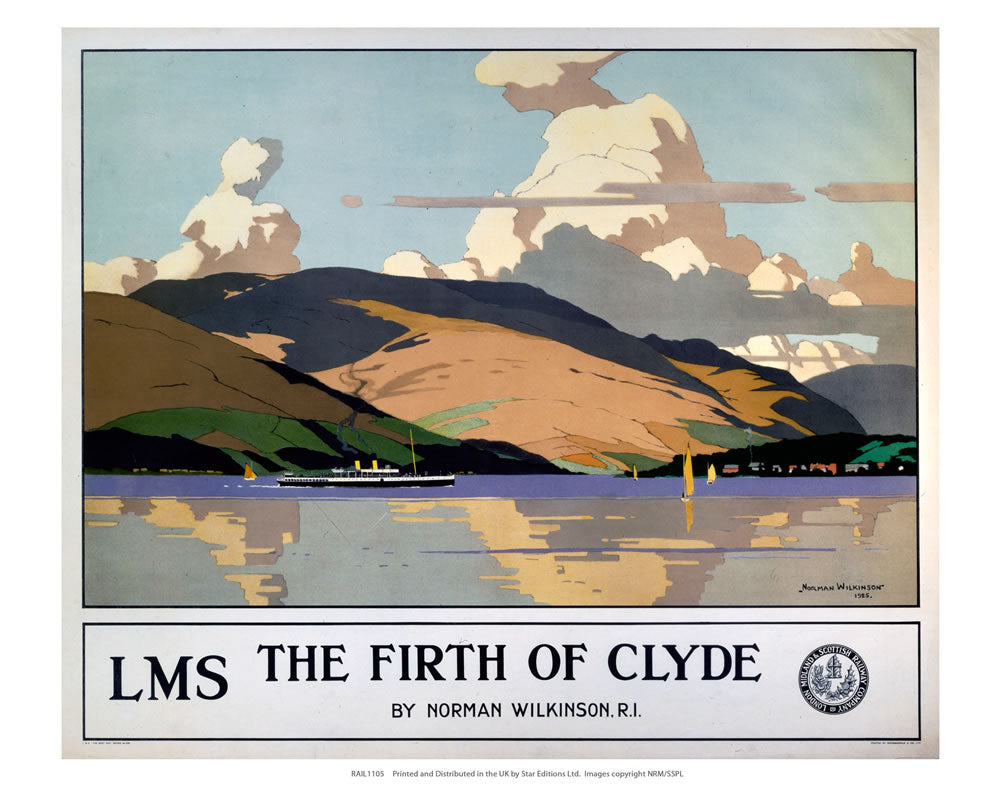 The Firth of Clyde 24" x 32" Matte Mounted Print