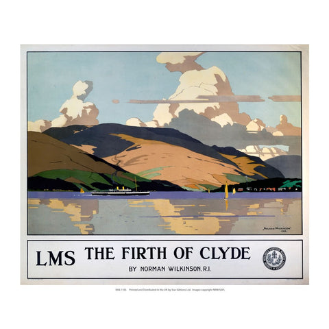 The Firth of Clyde 24" x 32" Matte Mounted Print