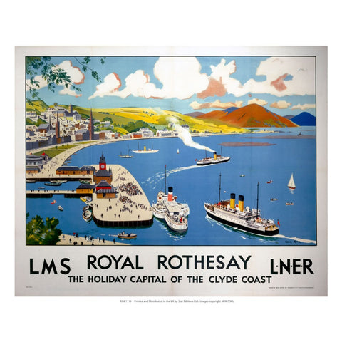 Royal Rothesay 24" x 32" Matte Mounted Print