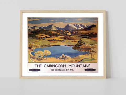 The Cairngorm Mountains - 11X14inch Premium Art Print