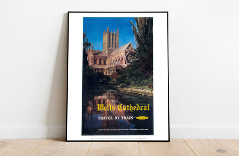 Wells Cathedral - British Railways - Premium Art Print