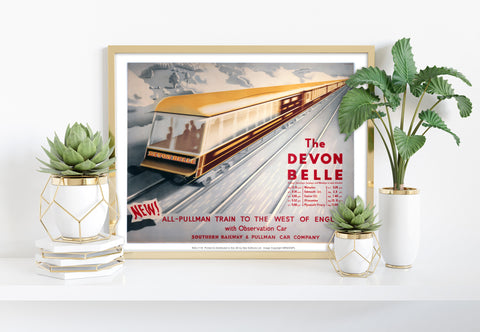 The Devon Belle - To The West Of England - 11X14inch Premium Art Print