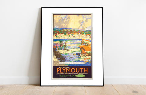 Visit Historic Plymouth - Art Print