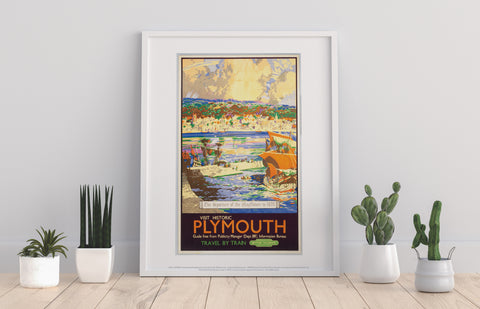 Visit Historic Plymouth - Art Print