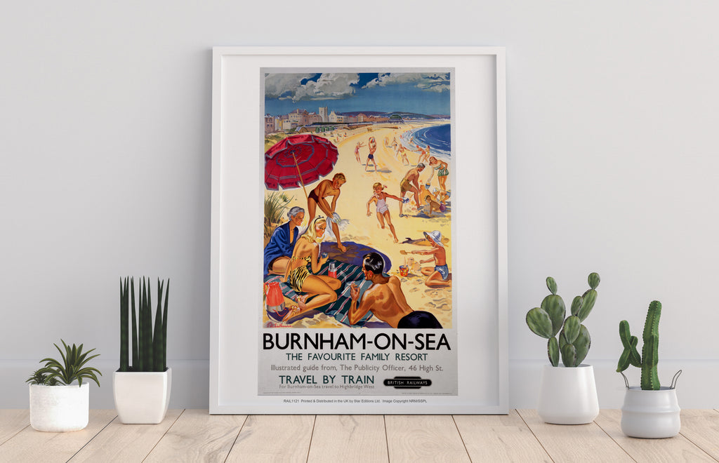 Burnham-On-Se, The Favorite Family Resort - Art Print