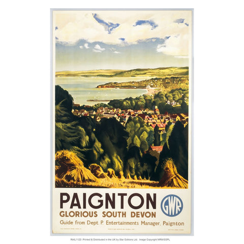 Paignton - Glorious south devon 24" x 32" Matte Mounted Print