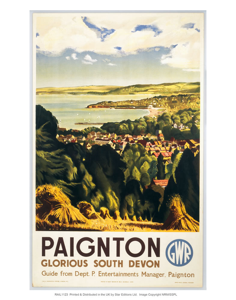 Paignton - Glorious south devon 24" x 32" Matte Mounted Print