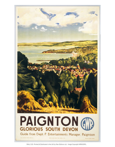 Paignton - Glorious south devon 24" x 32" Matte Mounted Print