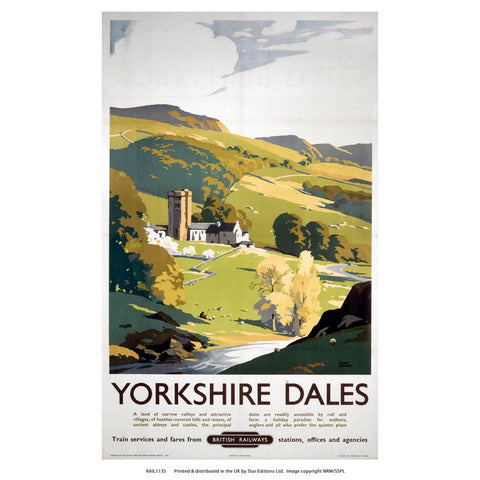 Yorkshire Dales 24" x 32" Matte Mounted Print