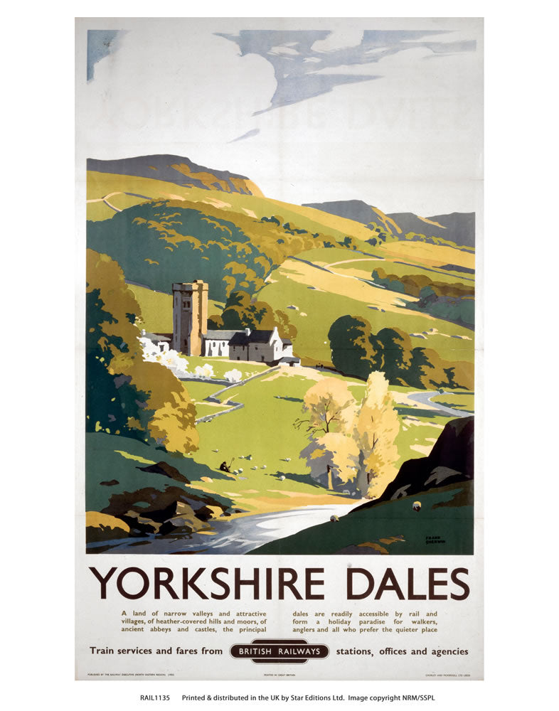 Yorkshire Dales 24" x 32" Matte Mounted Print