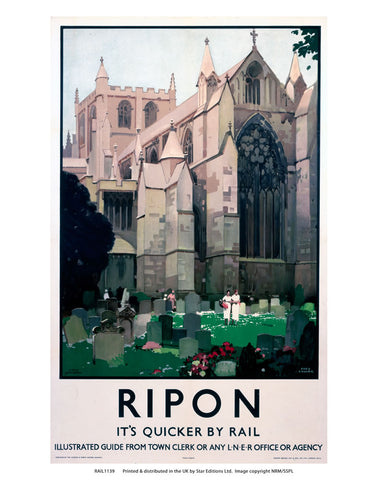 Ripon 24" x 32" Matte Mounted Print