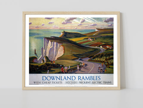Downland Rambles - Beachy Head - 11X14inch Premium Art Print