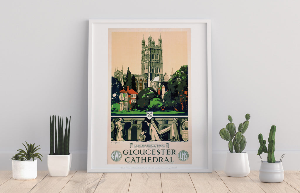 Gloucester Cathedral - 11X14inch Premium Art Print
