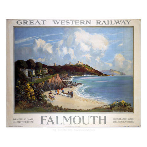 Falmouth 24" x 32" Matte Mounted Print