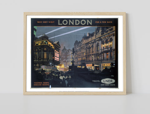 Why Not Visit London For A Few Days - Premium Art Print