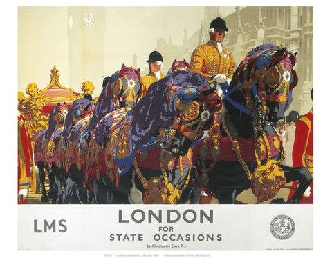 London for state occasions 24" x 32" Matte Mounted Print