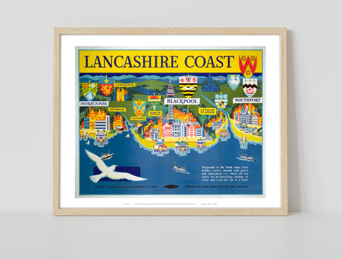 Lancashire Coast - 11X14inch Premium Art Print