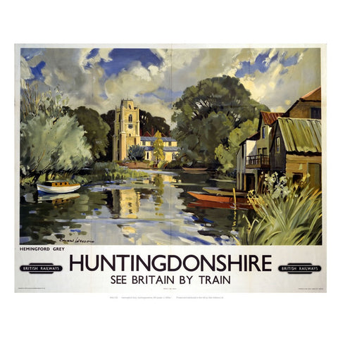 Huntingdonshire 24" x 32" Matte Mounted Print