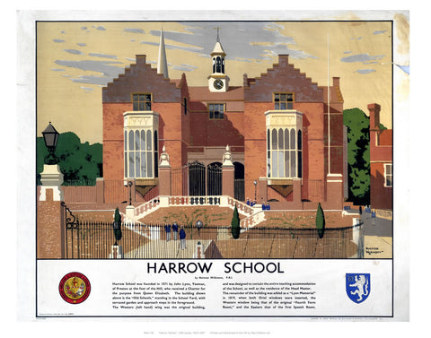 Harrow school 24" x 32" Matte Mounted Print