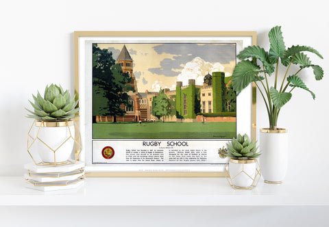 Rugby School - 11X14inch Premium Art Print