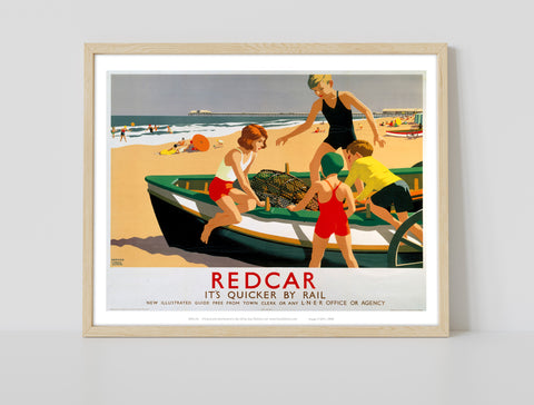 Redcar - Boat - 11X14inch Premium Art Print