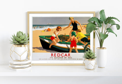 Redcar - Boat - 11X14inch Premium Art Print