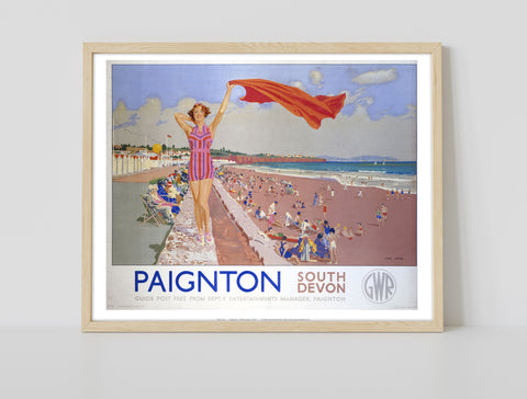 Paignton, South Devon - 11X14inch Premium Art Print