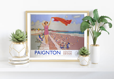 Paignton, South Devon - 11X14inch Premium Art Print