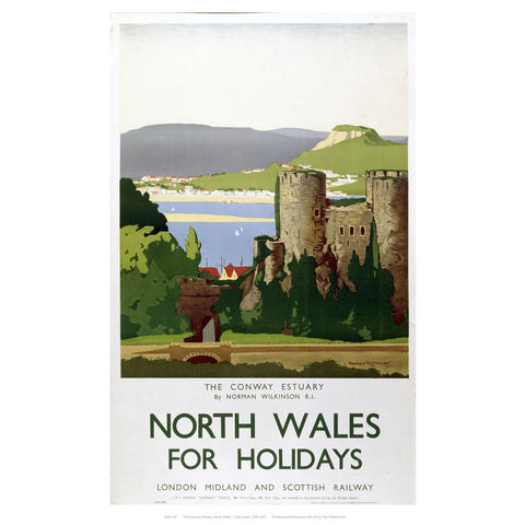 North Wales for holidays 24" x 32" Matte Mounted Print