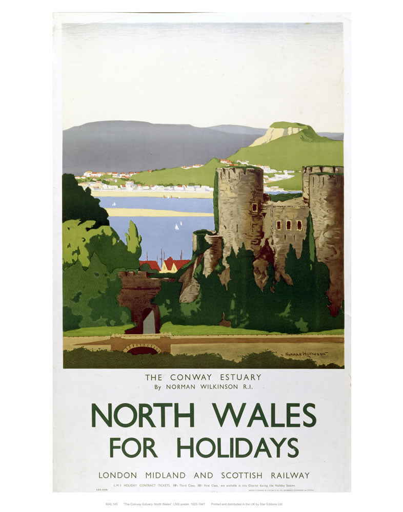 North Wales for holidays 24" x 32" Matte Mounted Print