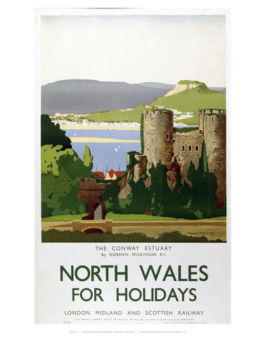 North Wales for holidays 24" x 32" Matte Mounted Print